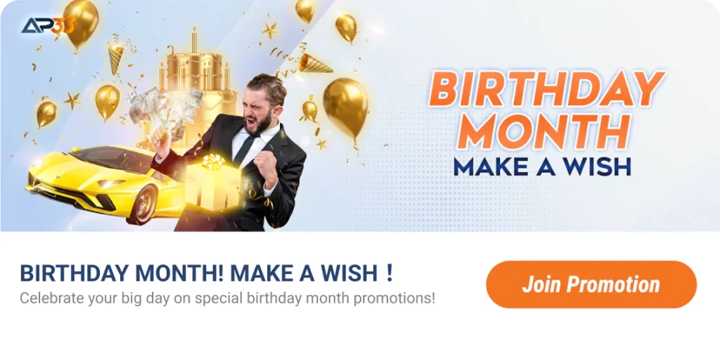 AP33 Make a Wish birthday promotion banner