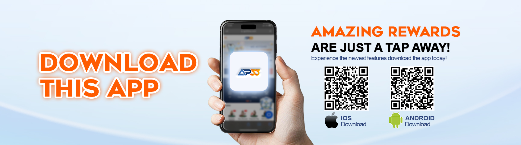 AP33 mobile app download – iOS and Android with amazing rewards